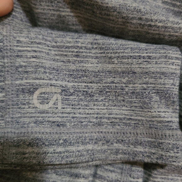 Gapfit Gfast Leggings, High Rise, Heathered Gray, Cropped, Size XS - Picture 3 of 5